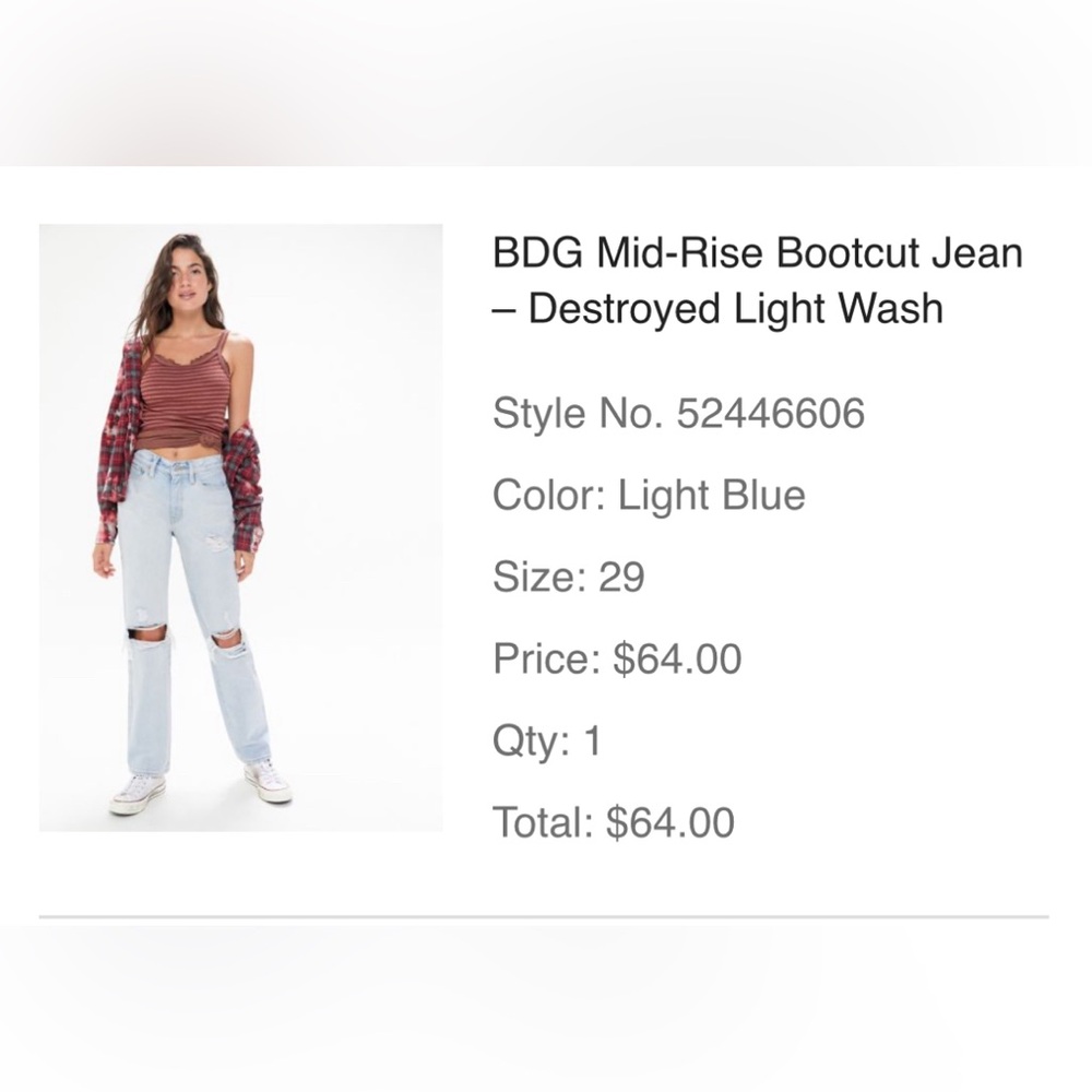 BDG Urban Outfitters Bootcut Jeans